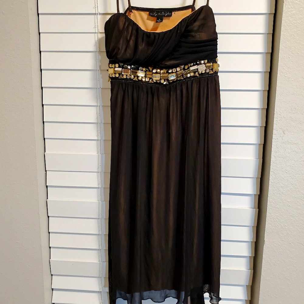 Black evening dress